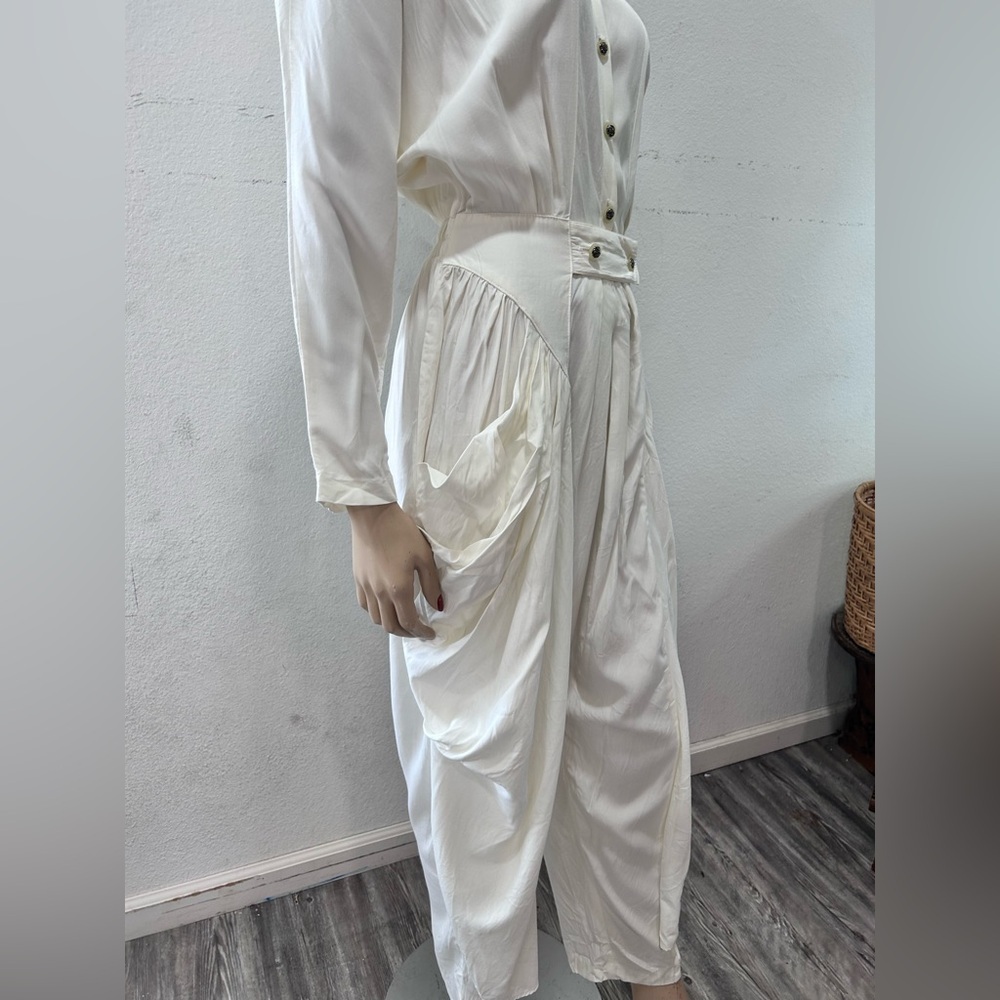 Rabbit Rabbit Rabbit Elegant White Jumpsuit - Picture 9 of 16
